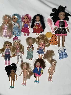 BARBIE Sister Kelly & Chelsea & Friends & Madam Alexander Doll Mattel Lot • $37.99