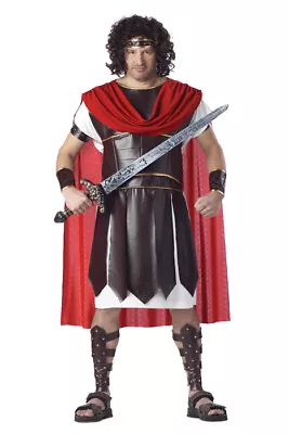 Brand New Plus Size Hercules Roman Spartan Warrior Mens Adult Halloween Costume • $42.39