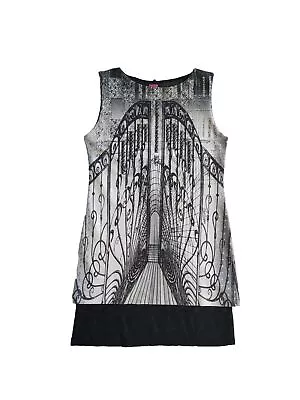 Save The Queen Dress Sleeveless Bodycon Lace Cotton Blend Gray Size L • $92.73