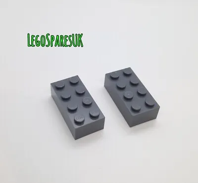 £2.09 • Buy LEGO Part 4211085 / 3001 Brick 2 X 4, Dark Bluish Grey. Quantity X 2