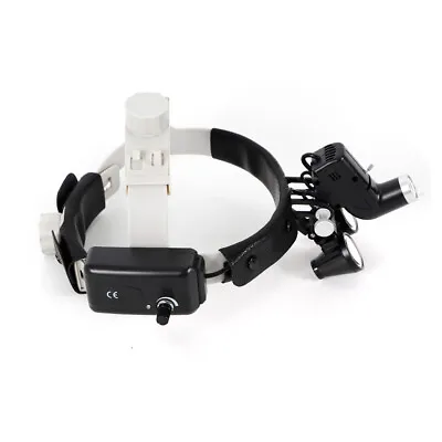 Dental Medical Surgical Binocular Loupes Magnifier Headband LED Headlight • $137.75