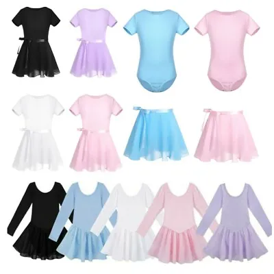 £10.32 • Buy Kids Girls Ballet Dance Tutu Dress Gymnastics Leotard Skirts Ballerina Costume