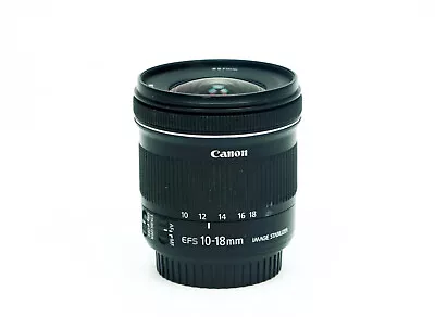 Canon EF-S 10-18mm F/4.5-5.6 IS STM Lens - Pro Workhorse! • $119