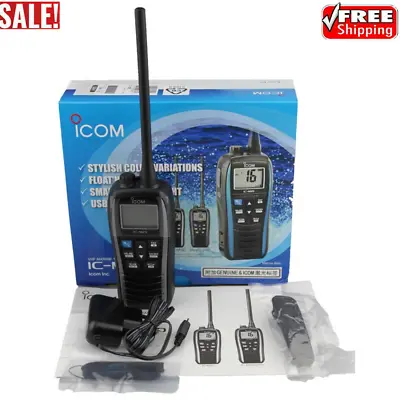 IC-M25 5W Portable Marine Radio VHF Handheld LCD Lightweight Waterproof • $64.40