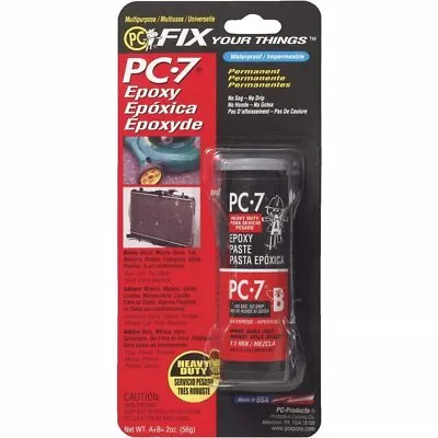 PC Products PC-7 Epoxy Adhesive Paste Two-Part Heavy Duty 2oz In Two Jars... • $9.94