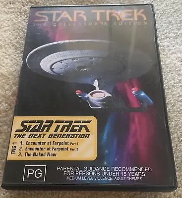 Star Trek The Collector Edition. Farpoint 1/2 Naked Now Dvd • $2