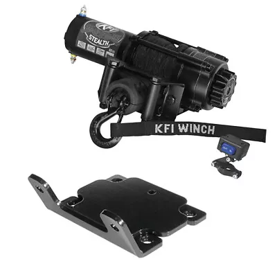 3500 Lb KFI Assualt Winch Combo Kit (M2) For 2007-14 Yamaha Grizzly 350 2x4 4x4 • $437.95