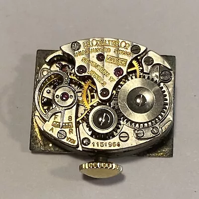 LeCoultre 490/BW Movement 17 Jewel For Parts Or Repair Good Staff ￼￼ • $30