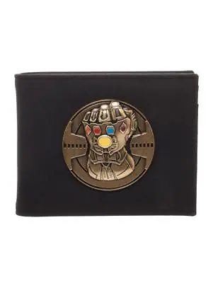 Official Avengers: Infinity War Thanos Infinity Gauntlet Metal Symbol Wallet  • £22.99