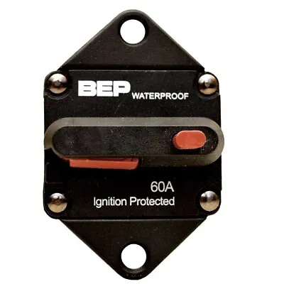 $52.32 • Buy BEP Boat Circuit Breaker 185060P-01-1 | Legend Panel Mount 60 Amp