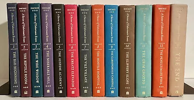 The Complete Set A Series Of Unfortunate Events By Lemony Snicket Books 1-13 VGC • $33.55