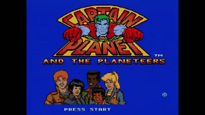 Captain Planet And The Planeteers PAL Sega Megadrive Complete • $59.99