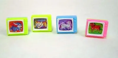 Set Of 4 Vintage Flicker TV Pencil Sharpeners • $9.98