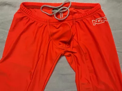 N2N Bodywear Tights Men's - Sexy Rare Size M Orange Pouch Tights   Uwot • $33.15