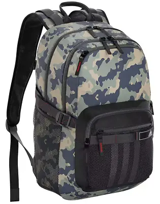 Adidas ENERGY CAMO SILVER 19  BACKPACK 15  LAPTOP ONE SIZE SCHOOL BAG NEW $65 • $75.53