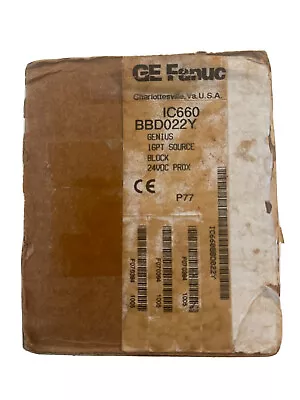 New Ge Ic660bbd022 Y 90-70 Genius 16pt Source Block 24vdc • $406.78