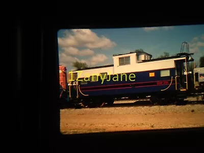 13905 VINTAGE Train Engine Photo 35mm Slide GSWR 2001 SMITHVILLE GA MAR 27 2004 • $12.95