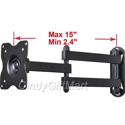 Articulating TV Monitor Wall Mount Bracket For VIZIO 22  23 24 26 28 29  LED Cza • $10.40