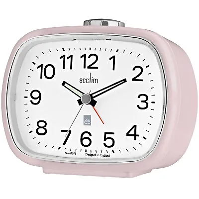 £17.95 • Buy Acctim Camille Analogue Alarm Clock Quartz Luminous Hands Chrome Bezel