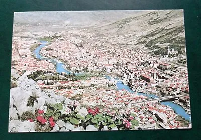 BOSNIA AND HERZEGOVINA Postcard  City Mostar  1970 - Reprint 1996 • $6.95