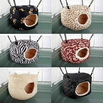 £10.44 • Buy Hammock For Ferret Chinchilla Rat Rabbit Animal Bed Toy House Huge Rodent-Hive