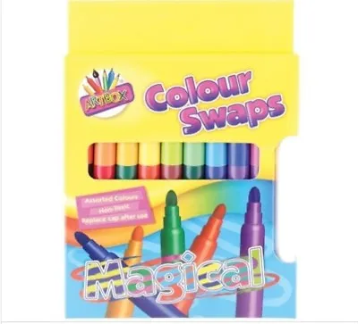 Colour Changing Pens Felt Tip Magic Marker Pen Color Change Craft Felt Markers • £3.49