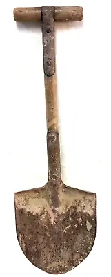 Vintage WW2 WWII Trench T-Handle Shovel Spade ~ US Army??? ~Used • $49