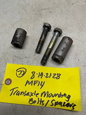 Massey Ferguson MF14 Tractor Transaxle Mounting Bolts And Spacers • $18.13