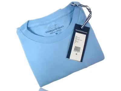 Vineyard Vines Men's Jake Blue T-Shirt Blank Pocket Tee 100% Cotton Medium New • $16.95