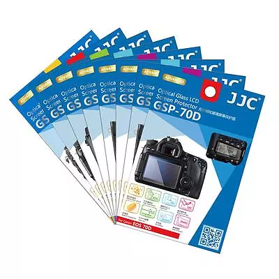 $19.79 • Buy JJC 2Sets Optical Tempered Glass Screen Protector For Canon Nikon OLYMPUS Camera