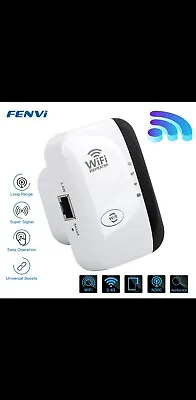 WiFi Signal Extender Range Repeater Booster Internet Amplifier 300Mbps UK Plug • £7.50