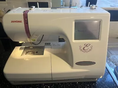 Janome 350e Computerised Embroidery Machine And Accessories • £350