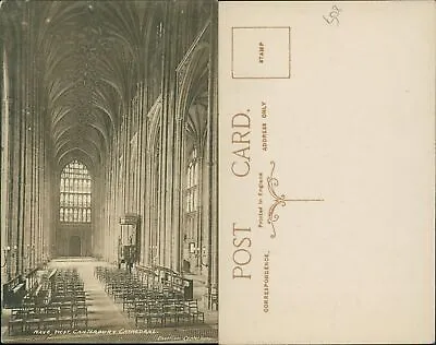 Canterbury Cathedral Nave West Charlton Local Publisher • £2.50