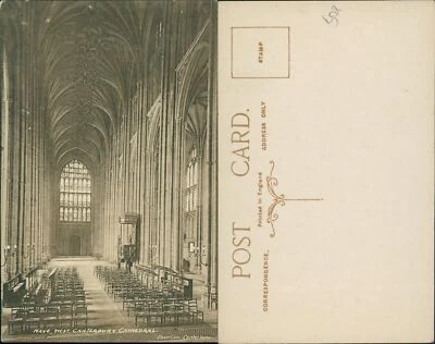 Canterbury Cathedral Nave West Charlton Local Publisher • £2.50