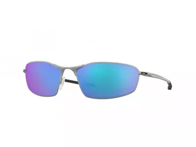 Oakley Sunglasses OO4141 WHISKER  414104 Silver Blue Man • $340