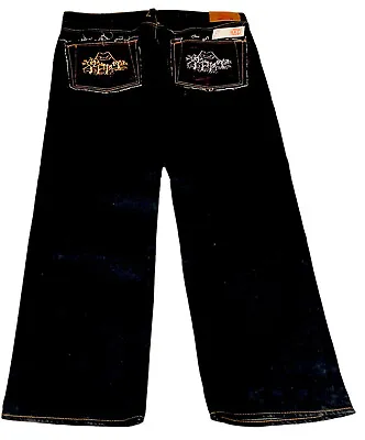 Red Monkey Company Designer Embroidered Jeans Martin Ksohoh Size 44 MSRP $900 #1 • $399.99