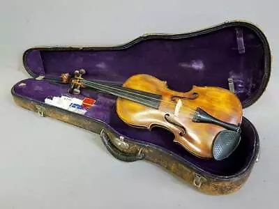 Antique Violin With Case & Accessories Included 24 Inches Estate Gorgeous! • $1069.56