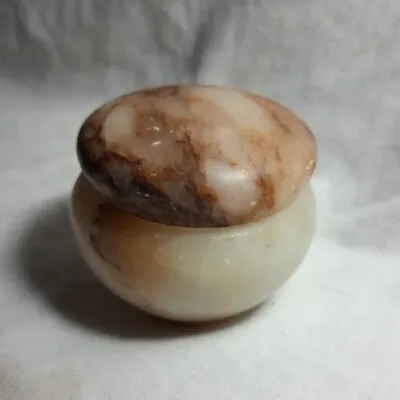 Onyx Marble Trinket Jar - 5x6cm • £3