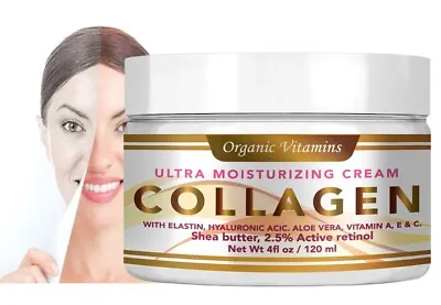 Hyaluronic Acid Collagen Retinol Face Cream Anti Aging Vitamin C Wrinkle Remover • $12.55