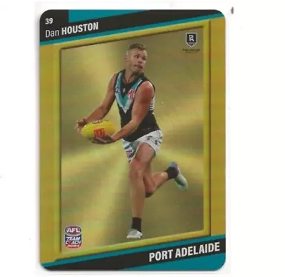 2024 Teamcoach Gold Card Port Adelaide Dan Houston # 39 Afl Code Unused • $1.54