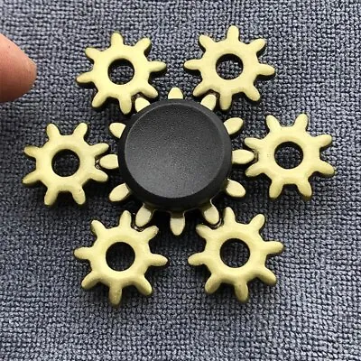 Fidget Spinner Bronze Metal Finger Hand Toy EDC #B3 • $10