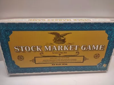 Vintage Stock Market Board Game New Deluxe Edition 1968 - Complete • $49.99