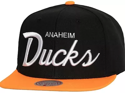 Mitchell & Ness Anaheim Ducks Logo Snapback Cap Hat  • $20