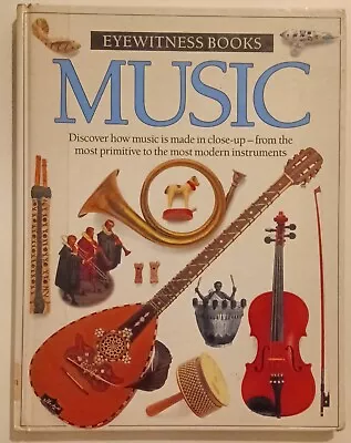 Eyewitness Books Music Hardcover Children's Instruments Homeschooling Fine Arts  • $5.99