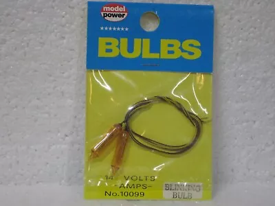 Model Power Bulbs 14 Volts Blinking Bulb #10099 • $2.99