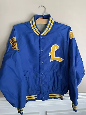 Vintage 1985 Lancaster High School South Carolina Varsity Jacket L-XL 0324 • $29.90