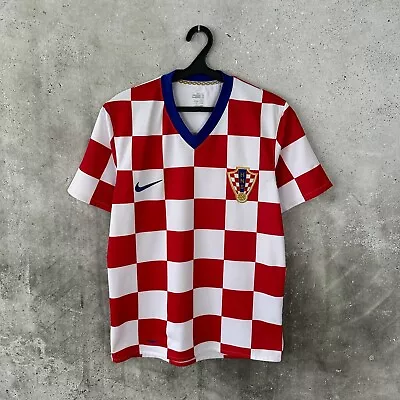 Croatia National Team 2008 2009 Home Football Shirt Retro Nike Jersey Size S • $75.78