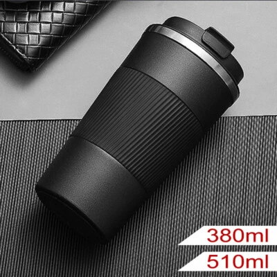 $13.59 • Buy Travel Coffee Mug Cup Thermal Flask Vacuum Insulated Thermos Stainless Steel AU