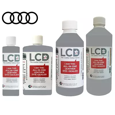 Audi Leather Dye Lunar Silver Pearl  TT A2 A6 RS4 A5 S5 Car Seat Paint Self Seal • £12.99