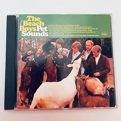 The Beach Boys Pet Sounds 1966 CD 1990 RE RM UK Press Bonus Tracks Psychedelic • $12.45